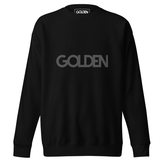 Unisex Dark Logo Black Sweatshirt